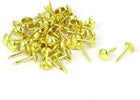 Leather Sofa 7mm x 14mm Round Head Upholstery Tack Nail Gold Tone 50pcs