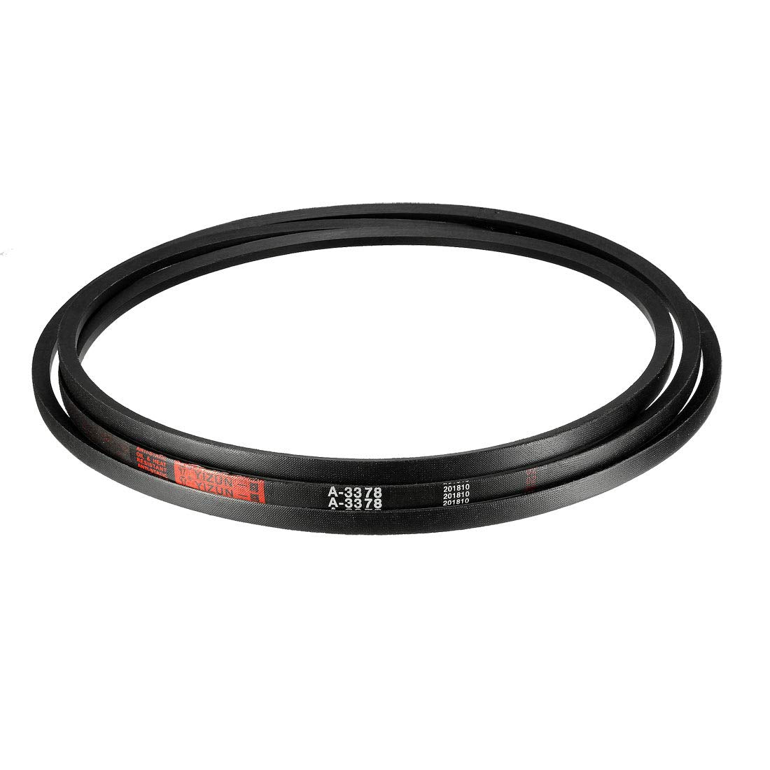 A3378 V-Belts 3378mm Inner Girth 13mm Top Width 8mm Thickness A-Section Rubber Drive Transmission Belt