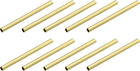 Brass Tube Spacer Beads, 3mm x 40mm Glossy Bead 2.5mm Inner Dia for DIY Jewelry Making Crafts Projects, Gold Tone 200Pcs