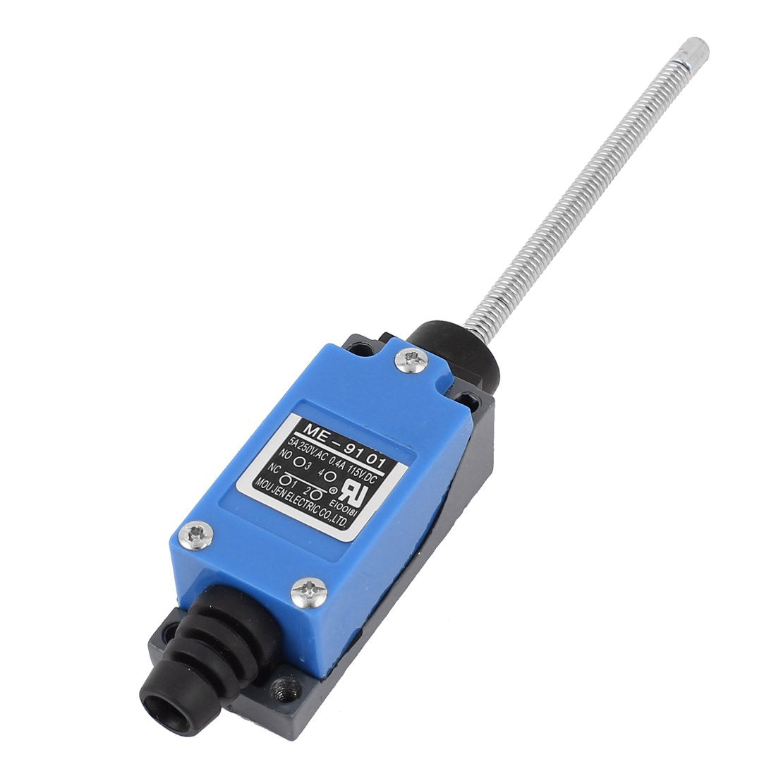 ME-9101 Coil Spring Rob DPST NC-NO Limit Switch AC250V/5A DC115V/0.4A for CNC Mill 3D printer Door Switch