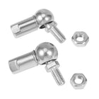 CS10 Rod End Ball Bearing with Stud, 4pcs Right-Hand & 2pcs Left-Hand M6x1.0 Thread, Self-lubricating Carbon Steel Ball Socket, 6pcs