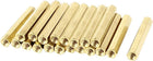 20 x Gold Tone M4x40 M4 Female Thread Brass Standoff Spacer 40mm High