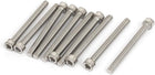 M6x1mmx60mm Stainless Steel Hex Socket Head Cap Screws Bolts 10pcs