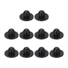 10pcs Hole Plug 3/16 Inch (6mm) Black Silicone Button Plugs