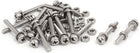 M4x30mm 304 Stainless Steel Phillips Pan Head Bolt Screw Nut w Washer 20 Sets