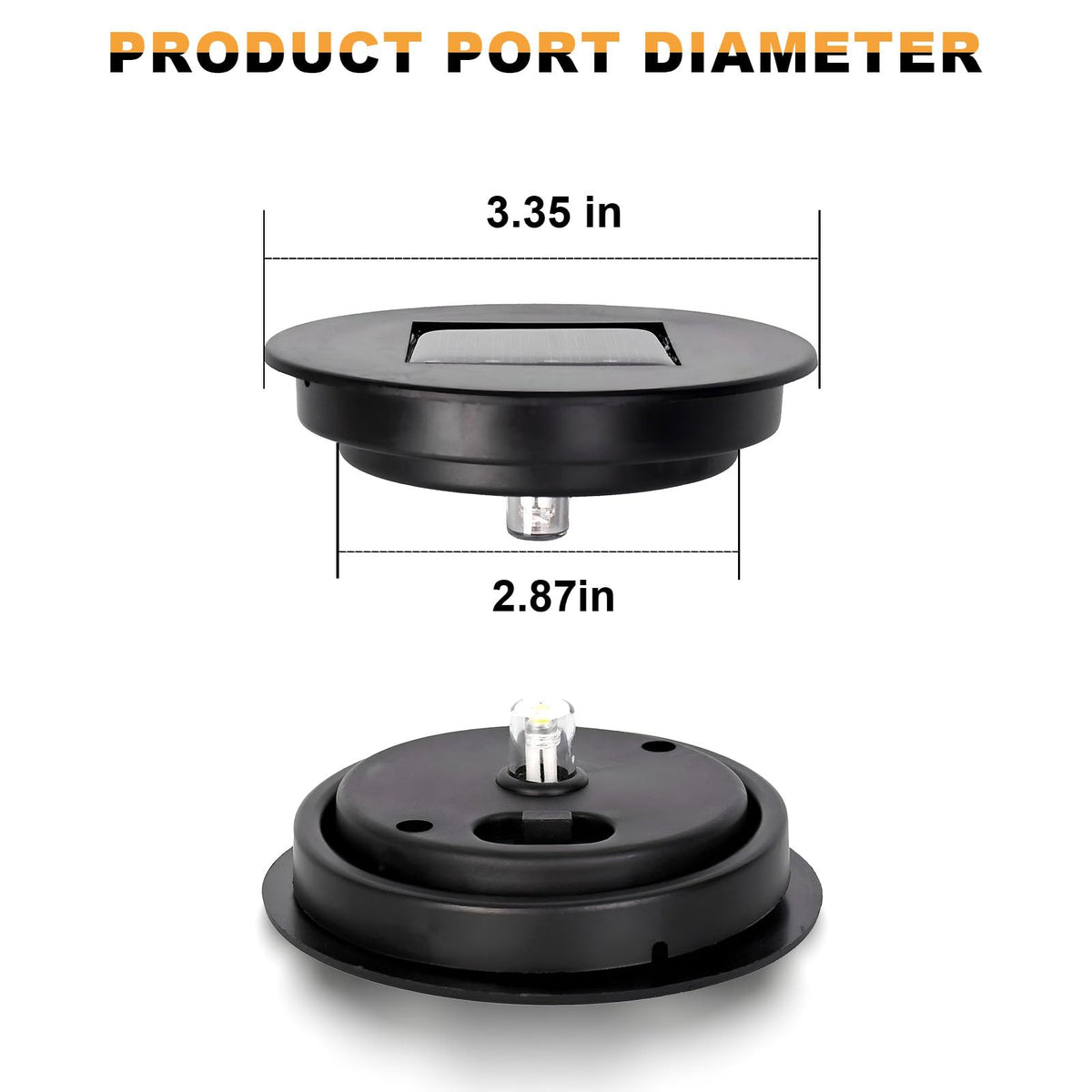 Solar Light Replacement Top 4 Pack Used to Replace Broken Solar Lantern