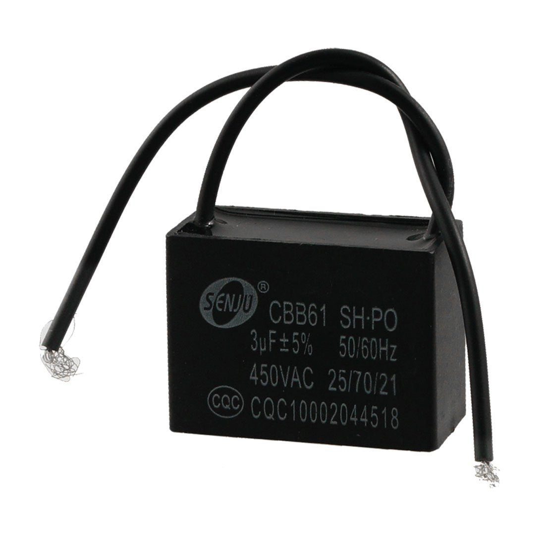 a12070400ux0399 CBB61 450V 3uF Polypropylene Film Motor Capacitor