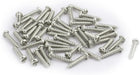 50pcs M2x10mm Stainless Steel Phillips Round Head Self Tapping Screws Bolts