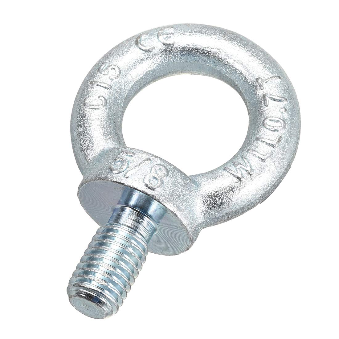 Lifting Eye Bolt 5/8" x 28mm Male Thread C15 Carbon Steel for Hanging, Pack of 1