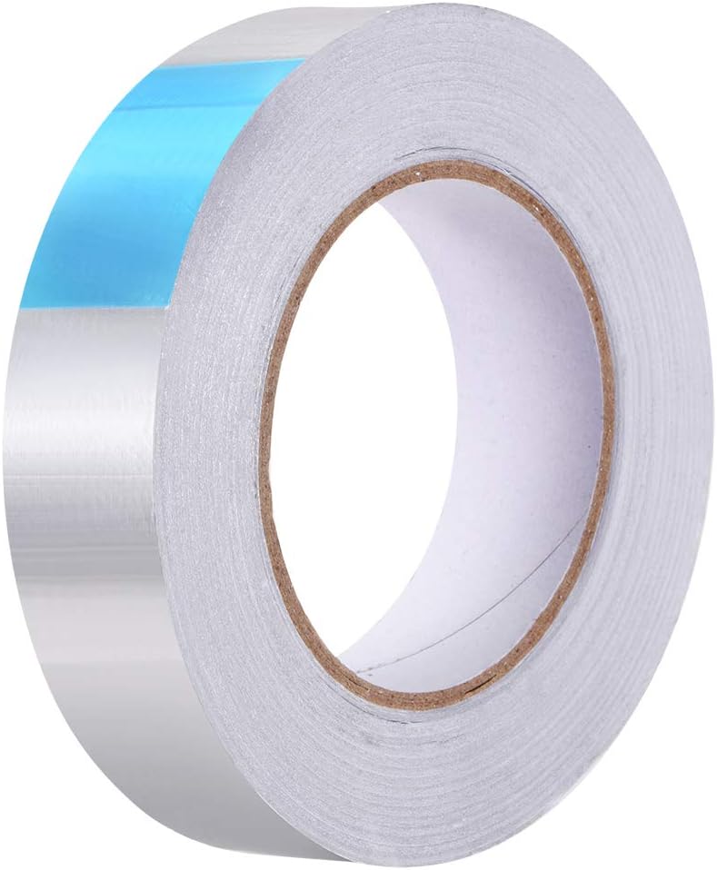 Heat Resistant Tape - High Temperature Heat Transfer Tape Aluminum Foil Adhesive Tape 30mm x 50m(164ft)