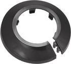 Pipe Cover Decoration, 34mm PP Plastic Escutcheon Water Pipe Drain Line Cover Black 10pcs