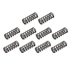 Compression Spring - 1.2mm Wire Dia, 10mm OD, 25mm Free Length Spring Steel Extension Spring,Black,10Pcs