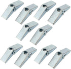 74mm Length M10 Thread Spring Loaded Hollow Wall Anchor Wing Nuts