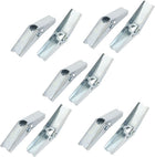 1/2-inch Dia Female Thread Spring Loaded Hollow Wall Anchor Toggle Wing Nut 10pcs
