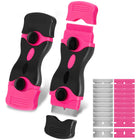 LinkMejor 2Pack Rasură de Razor cu 20Pcs Lame