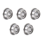 MF63ZZ Flange Ball Bearing 3x6x2.5mm Shielded Chrome Steel Bearings 5pcs