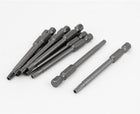 T20 1/4"シャンク 75mm磁気セキュリティトールスクリュービット グレー 20個