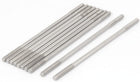 M5x130mm 304 Stainless Steel Double End Threaded Stud Screw Bolt 10pcs
