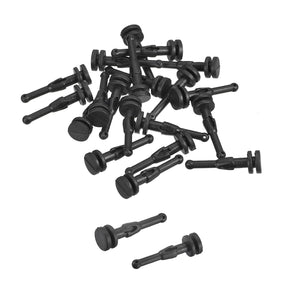 Case Fan Mount Screws Silicone Reducing Noise Vibration Mounting Pin Rivet, 7.7mm x 25.5mm for PC Chassis Cooling Fans 10 Pcs