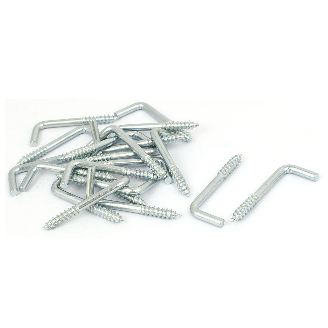 Home Wall M4x38mm L Shaped Self Tapping Metal Screw Hook Picture Hanger 20pcs (Pack of 20)