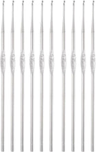 Stainless Steel Crochet Hook 0.75mm US Size 14 Knitting Needles for DIY Craft Yarn 10Pcs
