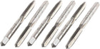 6pcs M6x65mm Round Shank High Speed Steel HSS 3 Flutes Machine Screw Metric Tap