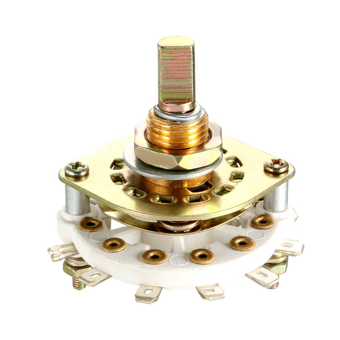 1P7T 1Pole 7Position Selectable Single Deck Band Selector Rotary Switch 1PCS