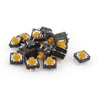 a15080400ux1038 4 Pin SPST Momentary Micro Mini Push Button Switch, 20 Piece, 12 mm x 12 mm x 8 mm