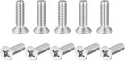 1/4-20x7/8" Flat Head Machine Screws Phillips 304 Stainless Steel Bolts 25pcs