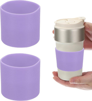 Silicone Water Bottle Boots, Silicone Cup Protector, Anti-Slip Protective Sleeve Bottom Accessory