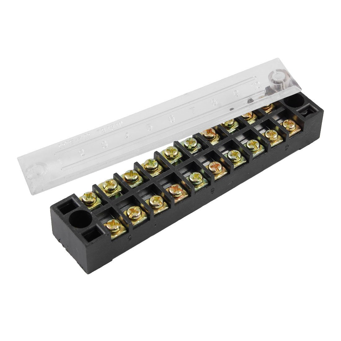 a12032000ux0565 600V 15A 10 Position Screw Wiring Terminal Block Barrier