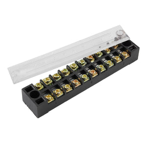 a12032000ux0565 600V 15A 10 Position Screw Wiring Terminal Block Barrier