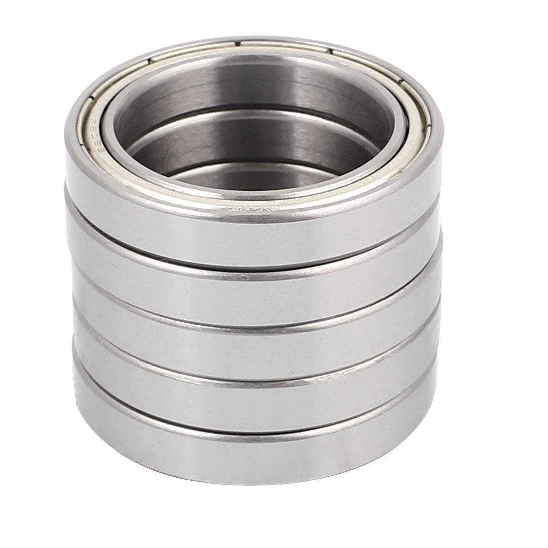 6806Z 42mm x 30mm x 7mm Double Shielded Deep Groove Ball Bearing Silver Tone 5pcs