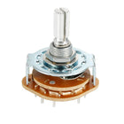 4P3T 4 Pole 3 Position Selectable Single Deck Band Channel Rotary Switch Selector