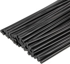 LinkMejor Mini Hot Glue Gun Sticks 7.87-inch x 0.43-inch for Glue Guns, Black 50pcs
