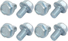 8Pcs 5/16-18 x 1/2 Inch Thread Carbon Steel Hex Serrated Head Flange Screw Bolt
