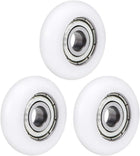 625ZZ Plastic Coated Ball Bearing 5x23x7mm for Door Windows Furniture Pulley 3pcs