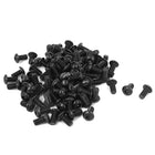 M4 x 8mm Alloy Steel Hex Socket Button Head Machine Screws Black 100 Pcs