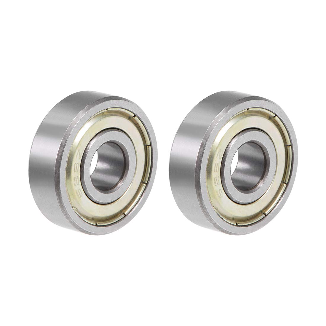 628ZZ Deep Groove Ball Bearing 8x24x8mm Double Shielded Chrome Steel Bearings 2-Pack