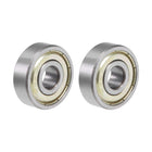 628ZZ Deep Groove Ball Bearing 8x24x8mm Double Shielded Chrome Steel Bearings 2-Pack