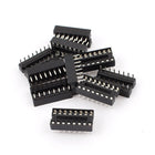 a15012900ux0171 10 Pieces 2.54 mm Pitch 2 Row 16 Pins Soldering DIP IC Chip Socket Adaptor
