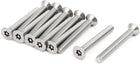 M6x50mm 15/64-inch x 2-inch Torx Anti Theft Tamper Resistant Proof Security Screw 12pcs