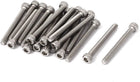 4#-40 x 1 Inch 304 Stainless Steel Internal Hex Drive Socket Cap Screws Bolts 20 Pcs