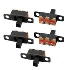 10Pcs 2 Position 3P SPDT Toggle Slide Switch On-Off PCB for DIY Making Model
