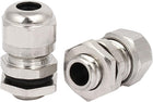 M8x1.25mm Hex Nut Relief Cord Grips Cable Glands Fixing Connectors Couplers 2pcs