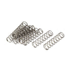 Compression Spring,304 Stainless Steel,9mm OD,0.8mm Wire Size,35mm Free Length,Silver Tone,10Pcs