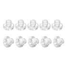 M6x5mm Plastic Phillips Bolts 20pcs PC Pan Head Machine Screws Transparent
