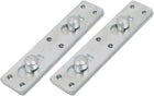5-inch Length No-Mortise Bed Hinge Rail Bracket Connecting Fittings 2 Sets