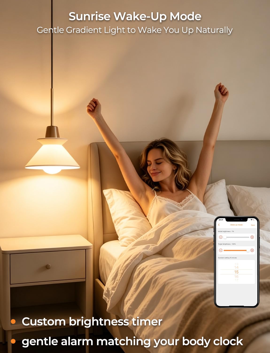 LinkMejor G25 LED Globe Lysbomber, CRI 95+, Skønhedslysbomber APP Kontrol