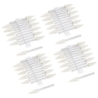 6mm Wool Felt Mounted Points Conical Polishing Bits Burrs Buffing Wheels with 1/8" Shank 48 Pcs